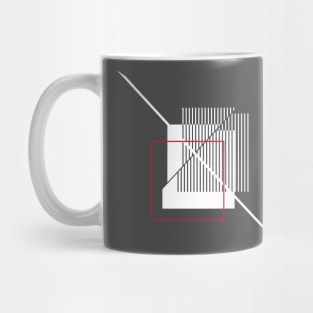 Minimal geometric illustration Mug